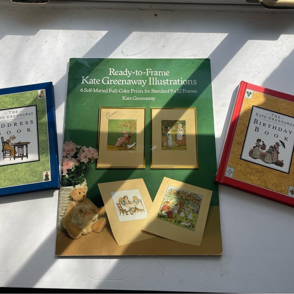 Kate Greenaway ephemera Address book Prints